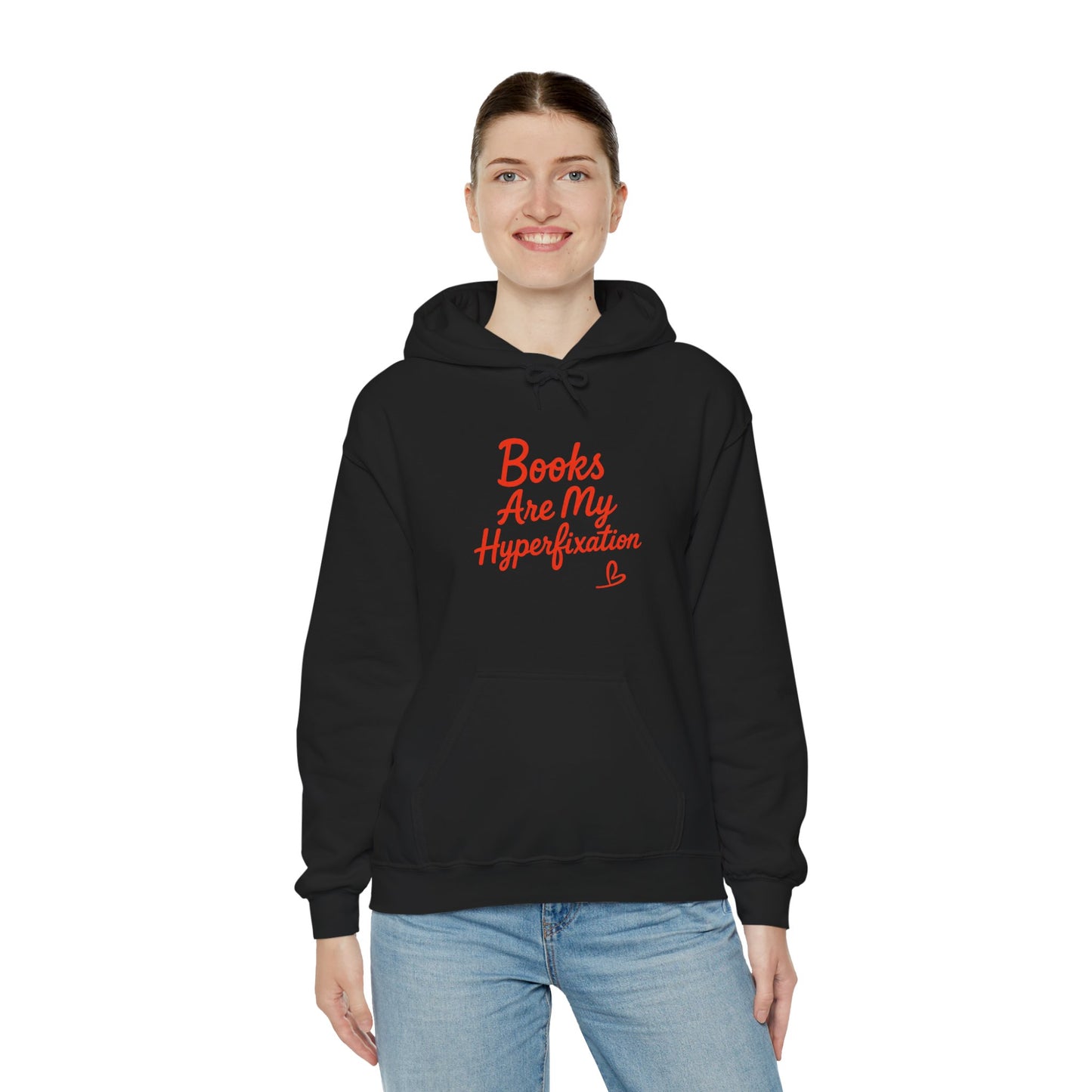 "Books Are My Hyperfixation" Neurospicy Bookish Hoodie