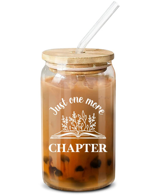 NEWELEVEN Galentines Day Gifts for Friends - Book Lovers Gifts for Women - Bookish Gifts for Readers, Librarians, Bookaholics - Birthday Gifts for Women, Her, Best Friend – 16 Oz Coffee Glass