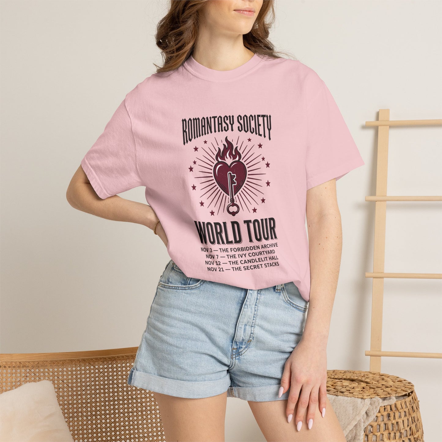 "Romantasy Society World Tour" Graphic T-Shirt