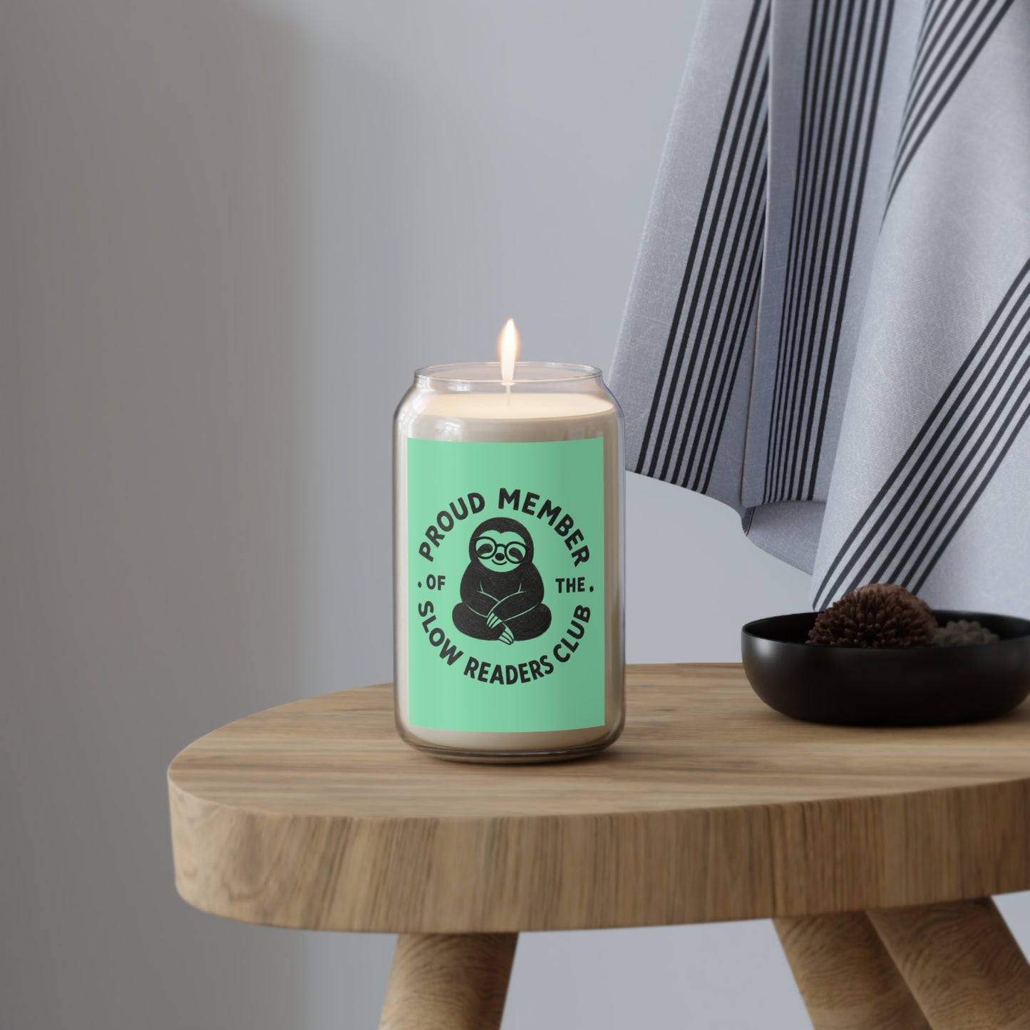 Soy Candle — “Proud Member of the Slow Readers Club” (13.75oz)