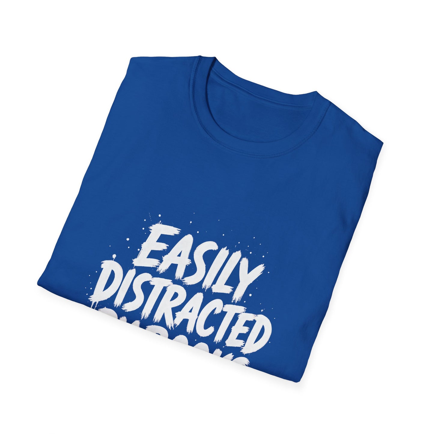 Lightweight Fabric - "Easily Distracted by Books" T‑Shirt