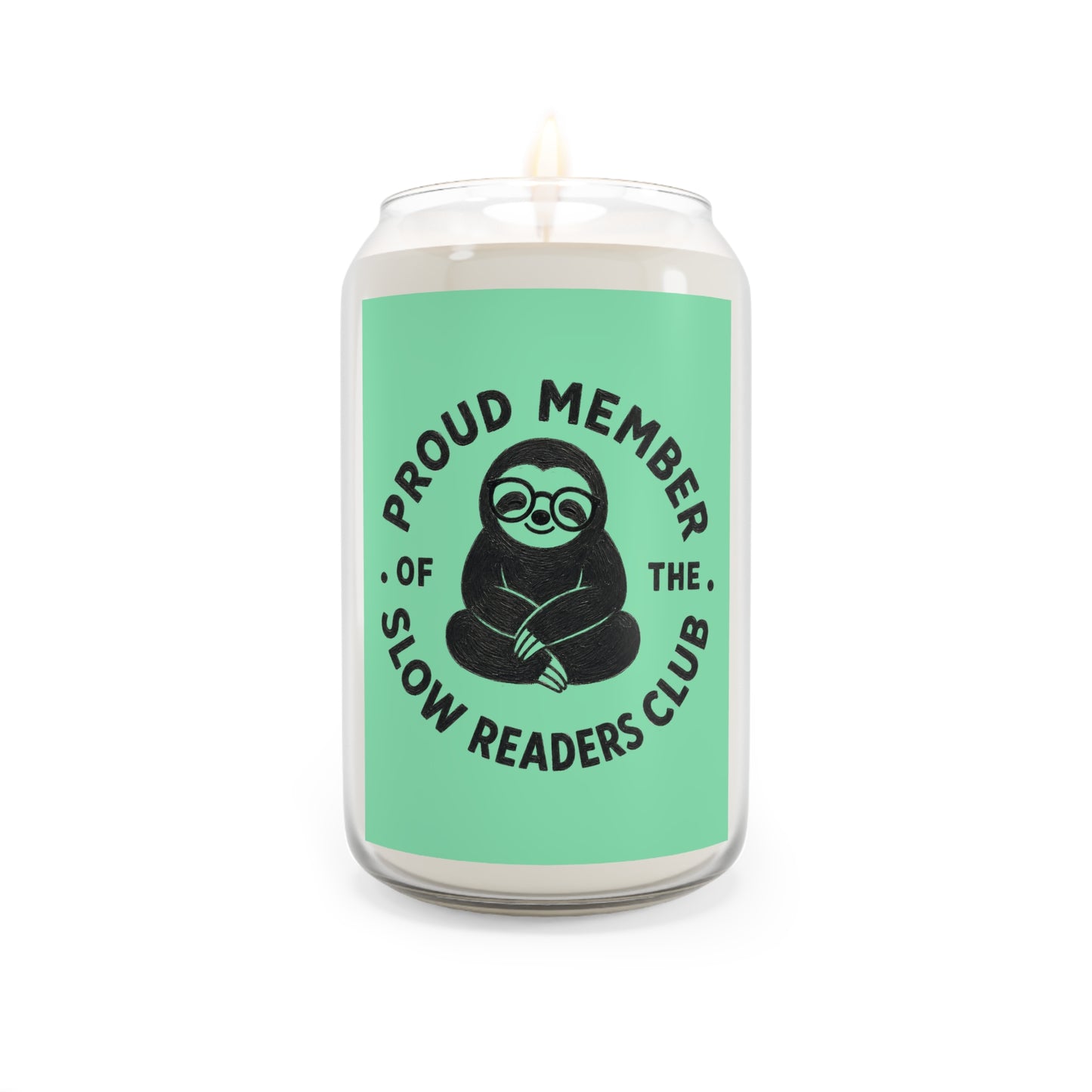 Soy Candle — “Proud Member of the Slow Readers Club” (13.75oz)