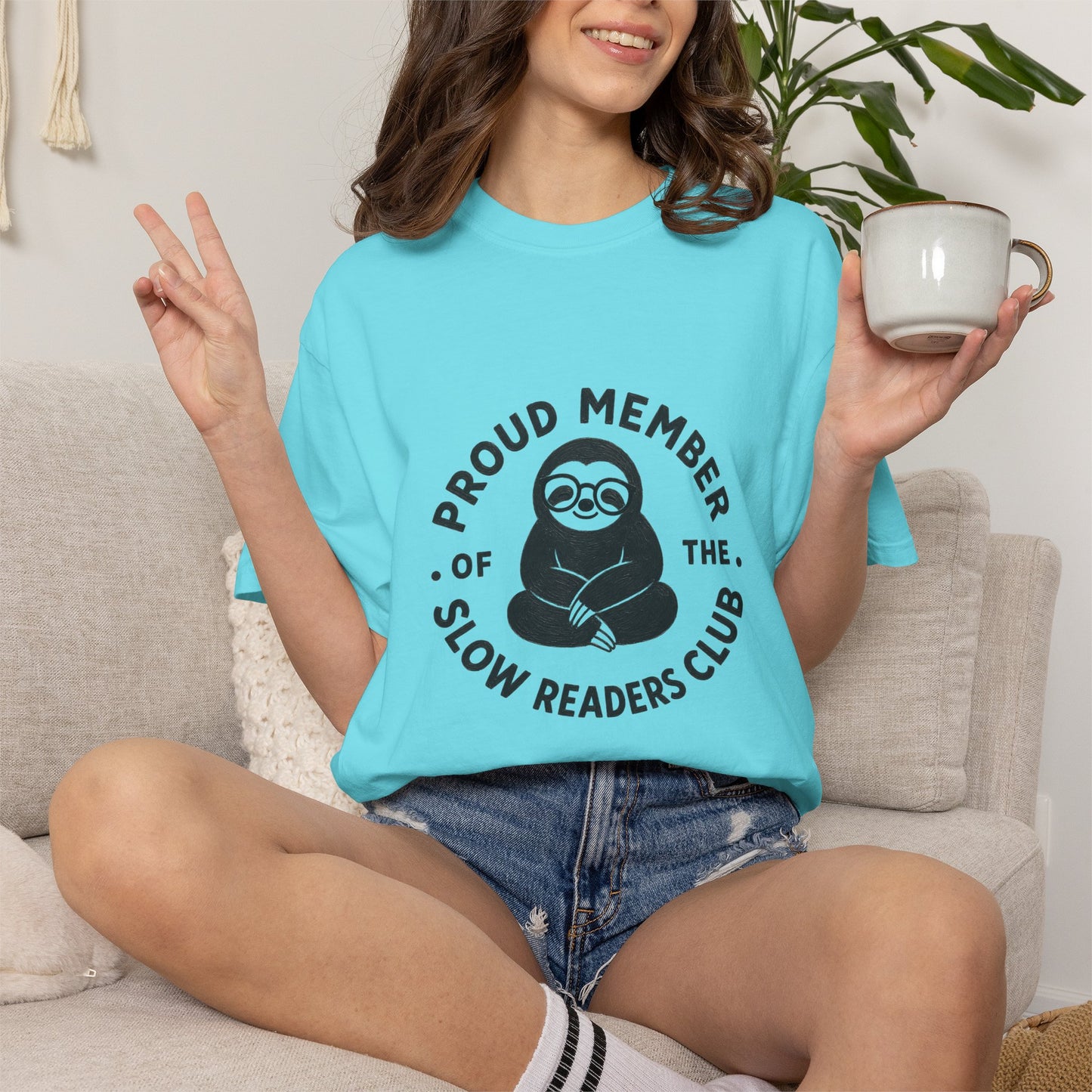 "Proud Member of the Slow Readers Club" Graphic Tee