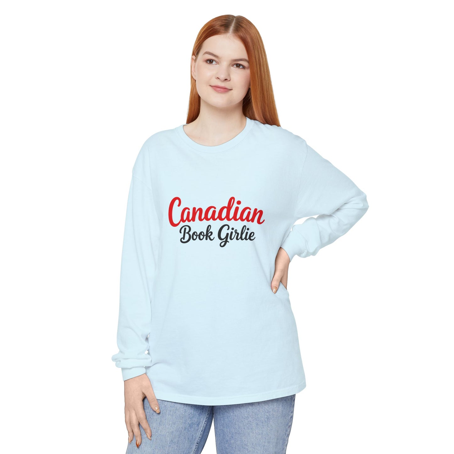 "Canadian Book Girlie" Long Sleeve Tee