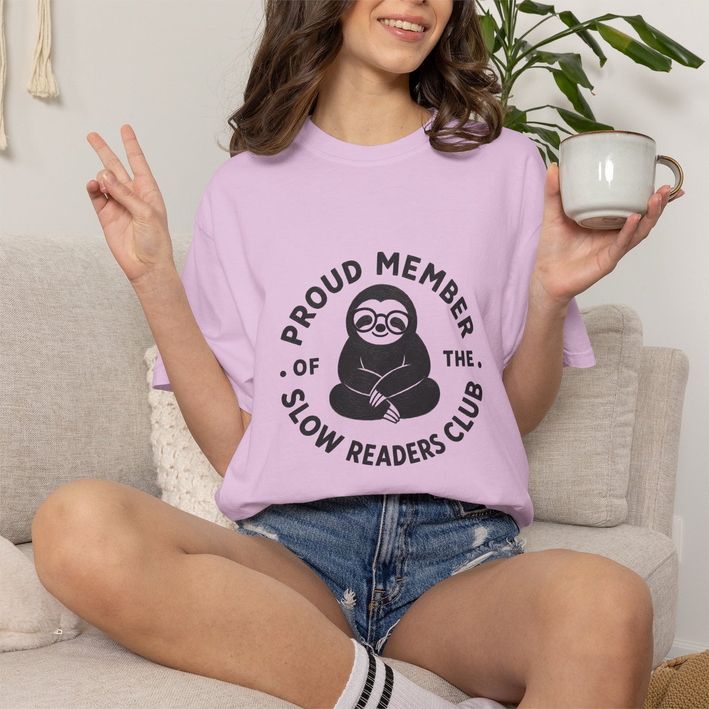 "Proud Member of the Slow Readers Club" Graphic Tee