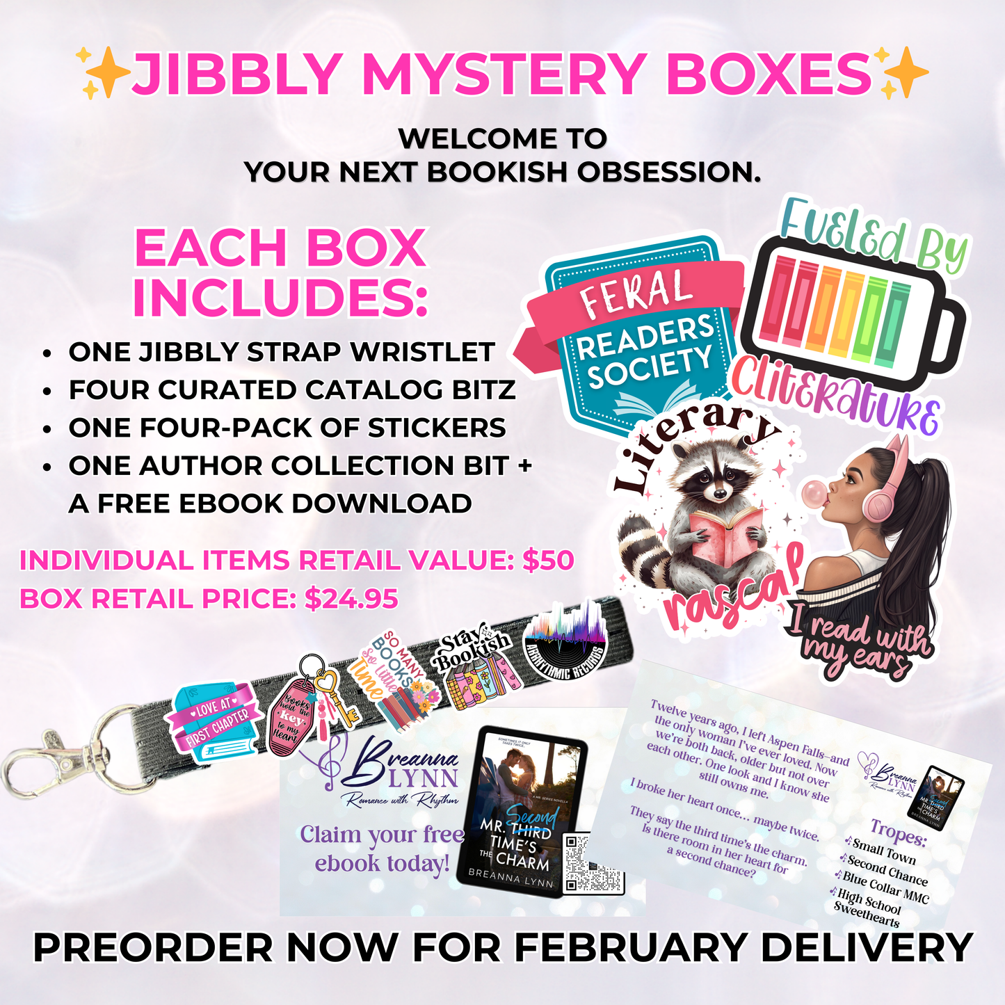 A Bit of Bookish Treasure | Bookish Mystery Box | Romance Reader Gift-5