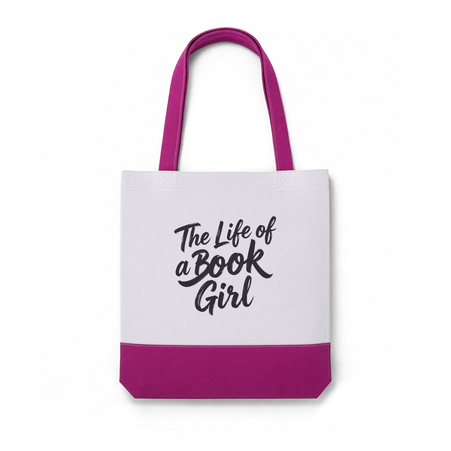 Book Girl Thermochromic Tote Bag – 'The Life of a Book Girl' Color-Changing Book Tote