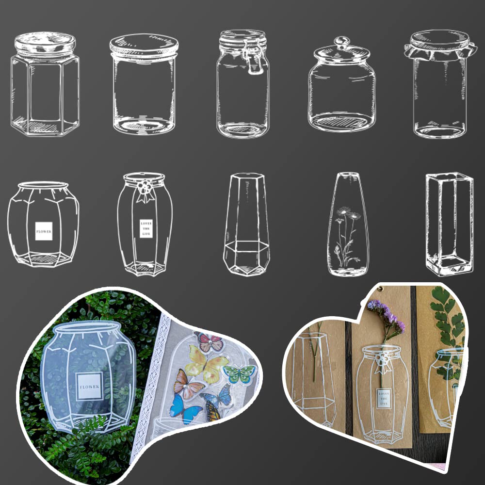 103PCS Bookmark Making Kit, Kaluofan DIY Bookmark Transparent Dried Flower Bookmarks Kit with Abundant Bottle Bookmarks Dried Flowers Tassels and Tweezer