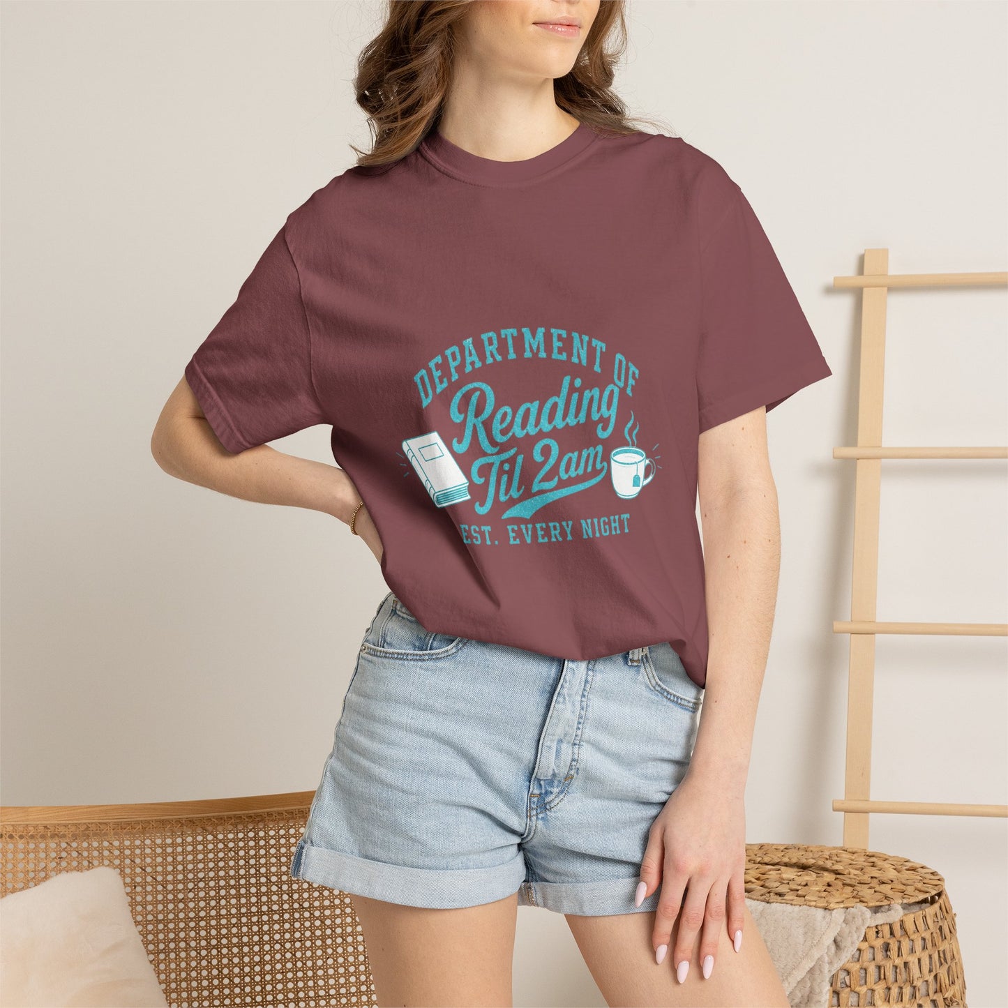 "Department of Reading 'Til 2AM: T-Shirt — Graphic Reading Tee
