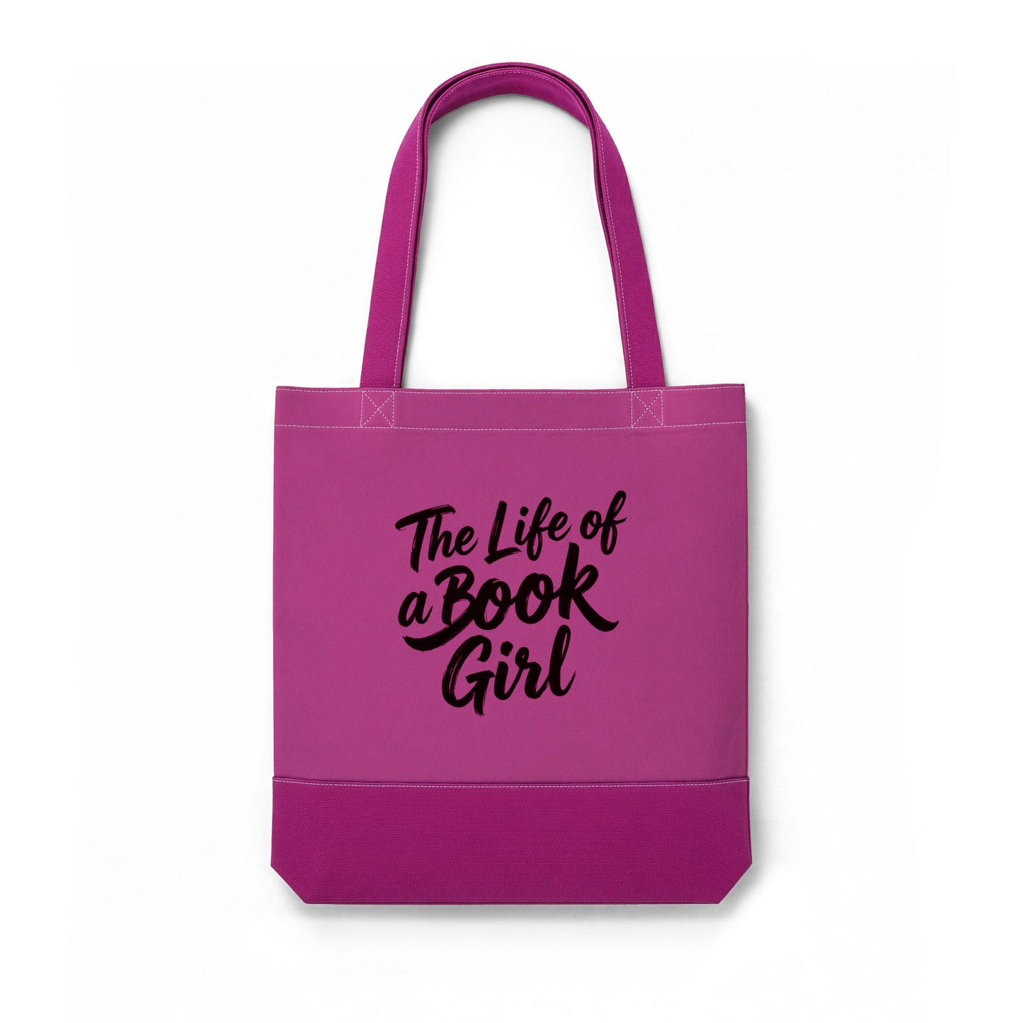 Book Girl Thermochromic Tote Bag – 'The Life of a Book Girl' Color-Changing Book Tote