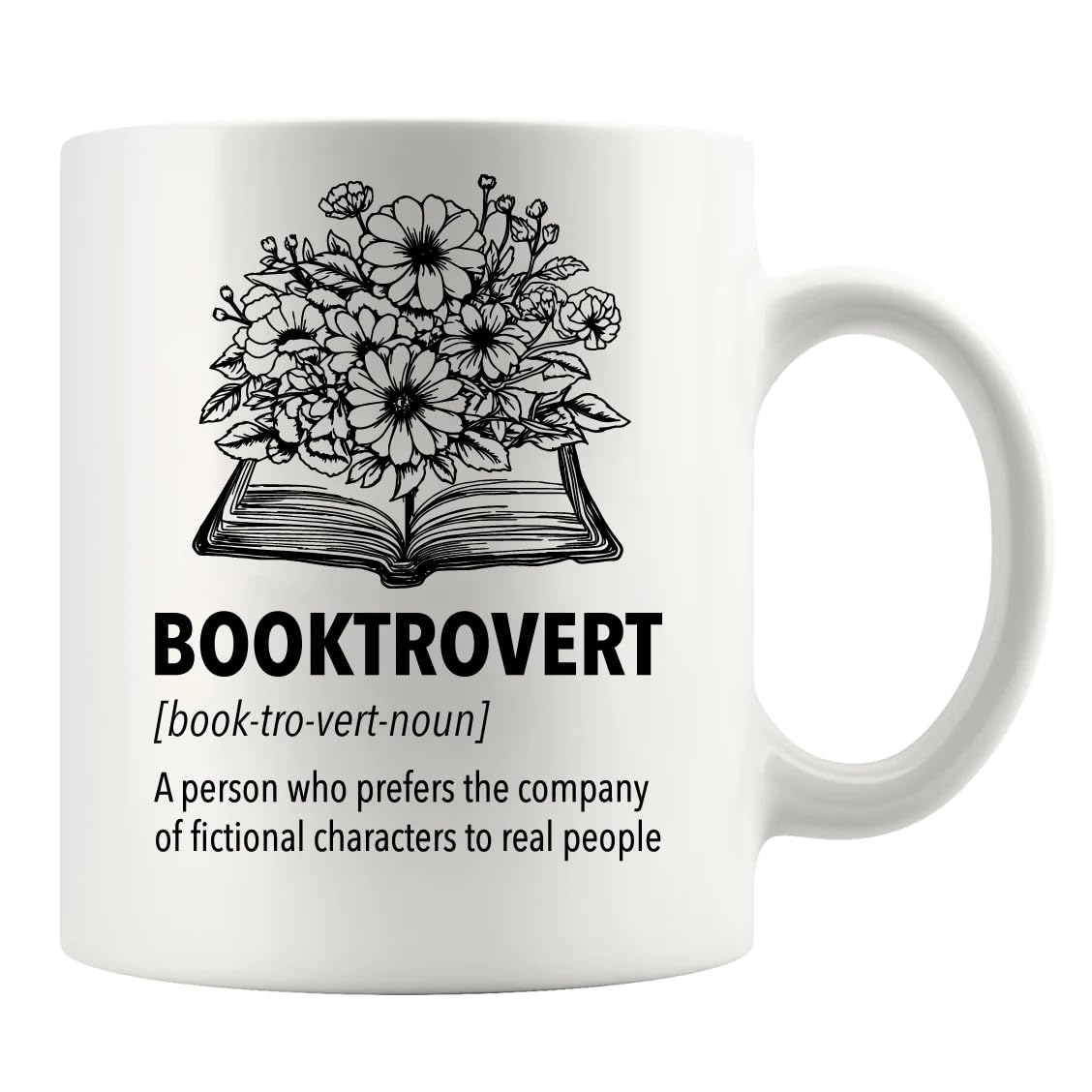 Mug en céramique Booktrovert