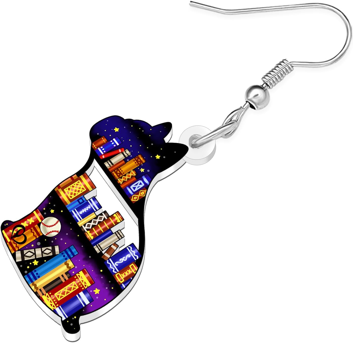 Cat & Dog Acrylic Earrings - Four Options to Choose From