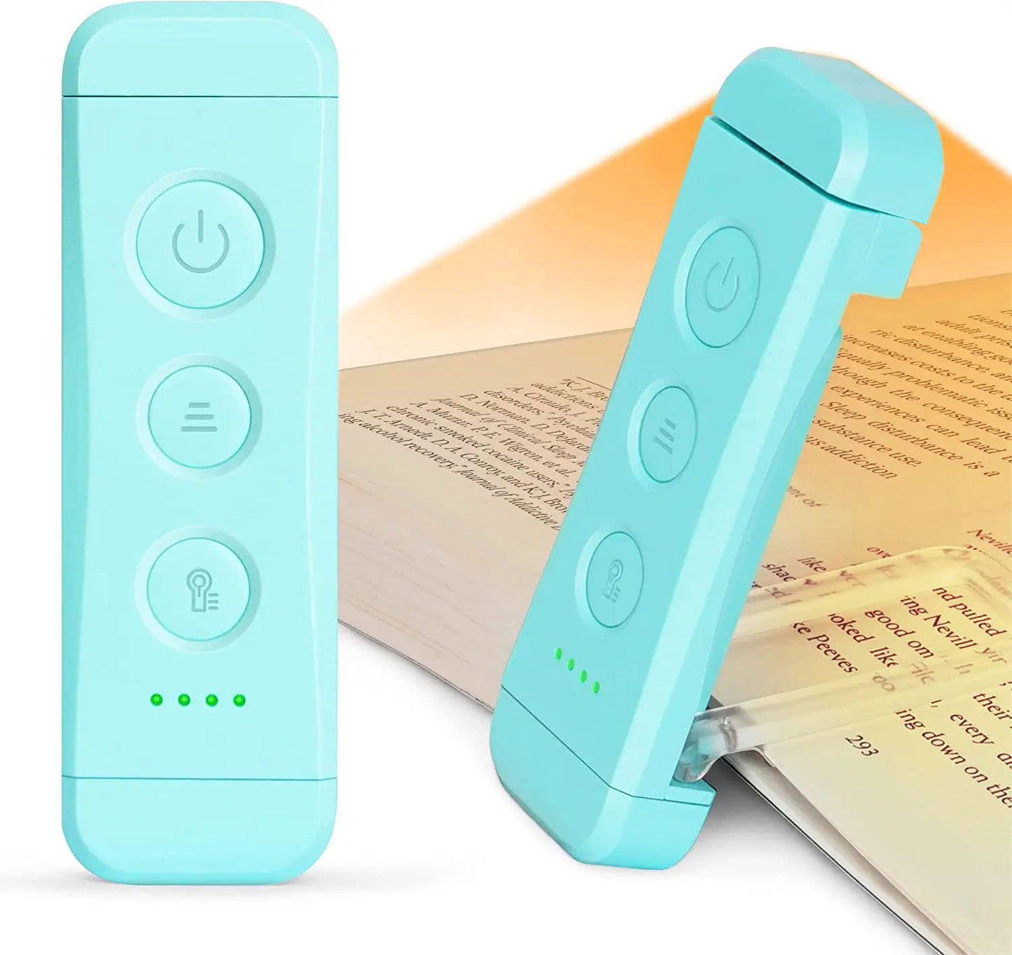 USB Rechargeable Book Light in 7 Bright Colours