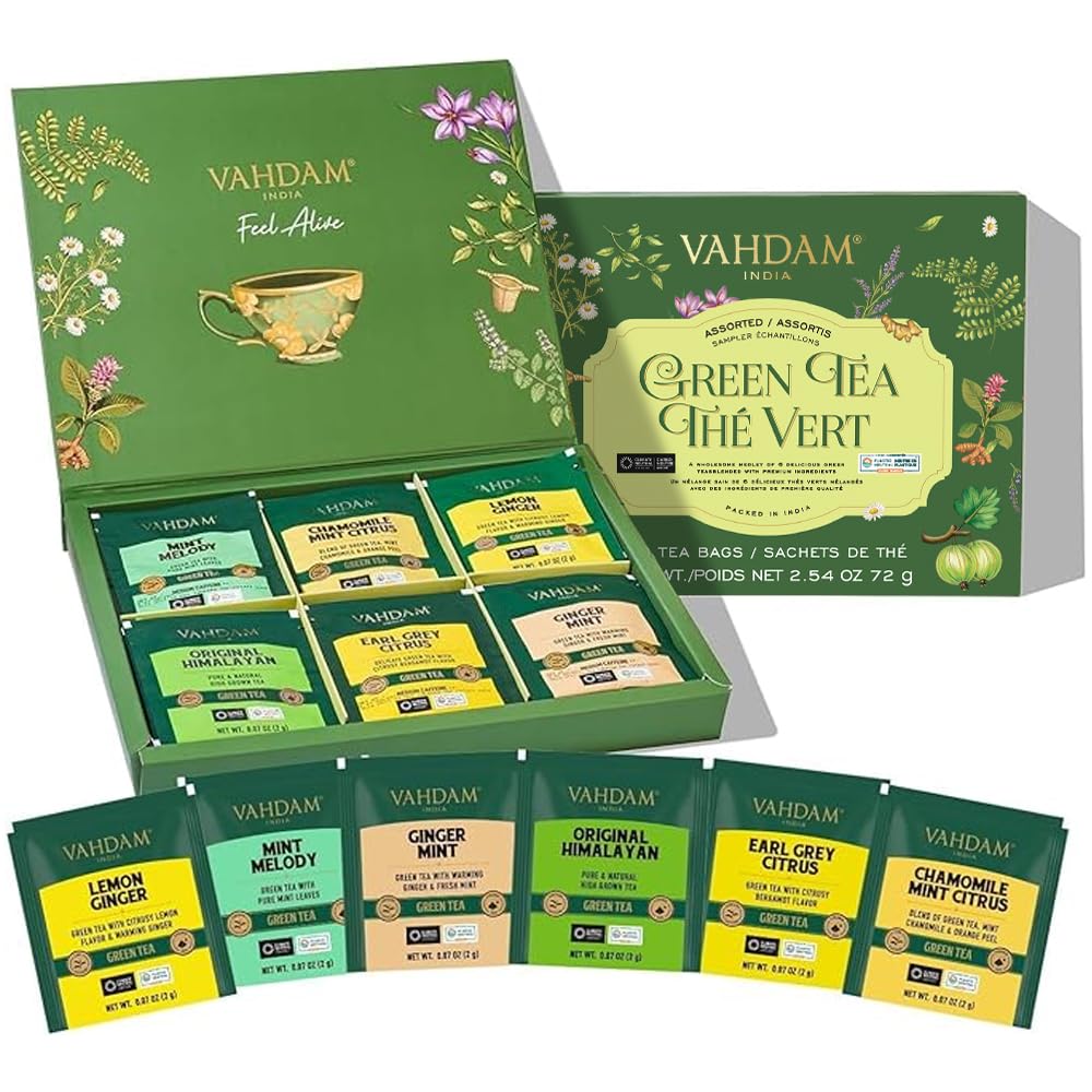 Assortiments de thés - 7 coffrets variés au choix - Par VAHDAM