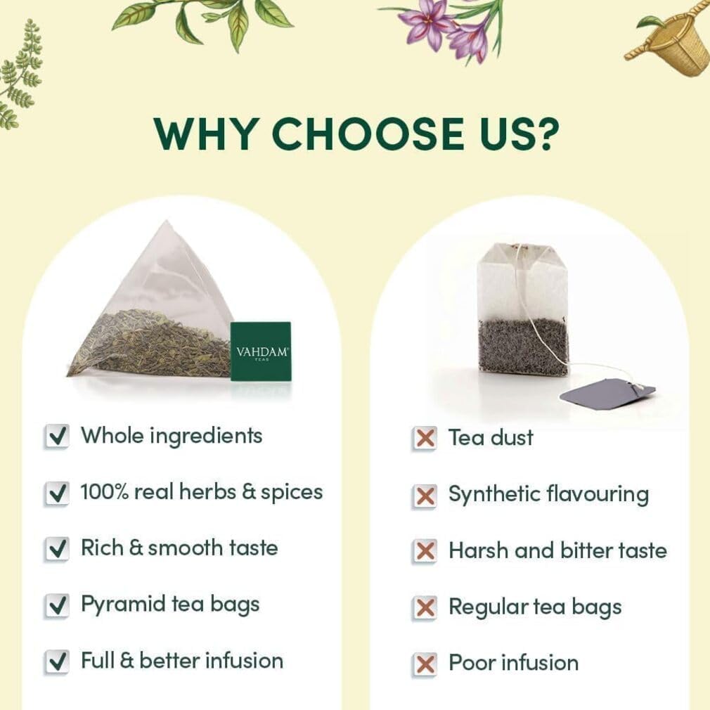 Assortiments de thés - 7 coffrets variés au choix - Par VAHDAM