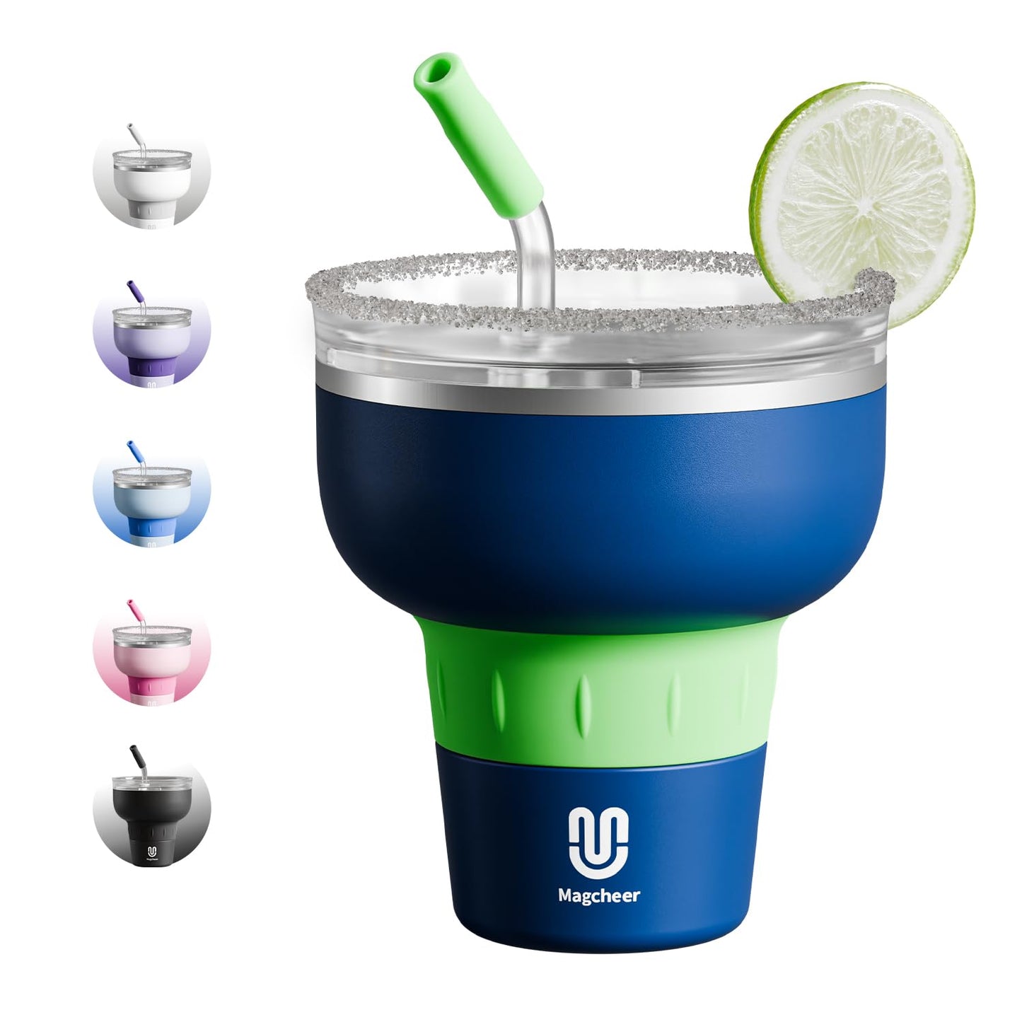 16 oz Stainless Steel Margarita Tumbler in Five Colours