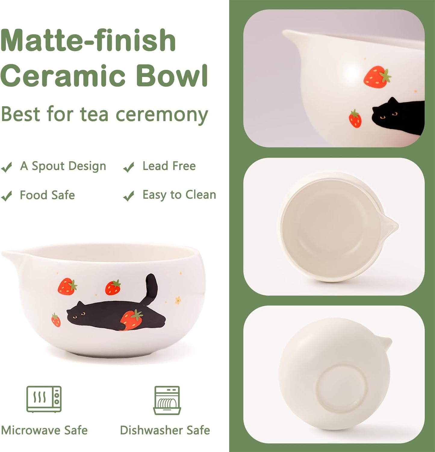 Coffret à Matcha Japonais Traditionnel 5 Pièces - 5 Motifs au Choix