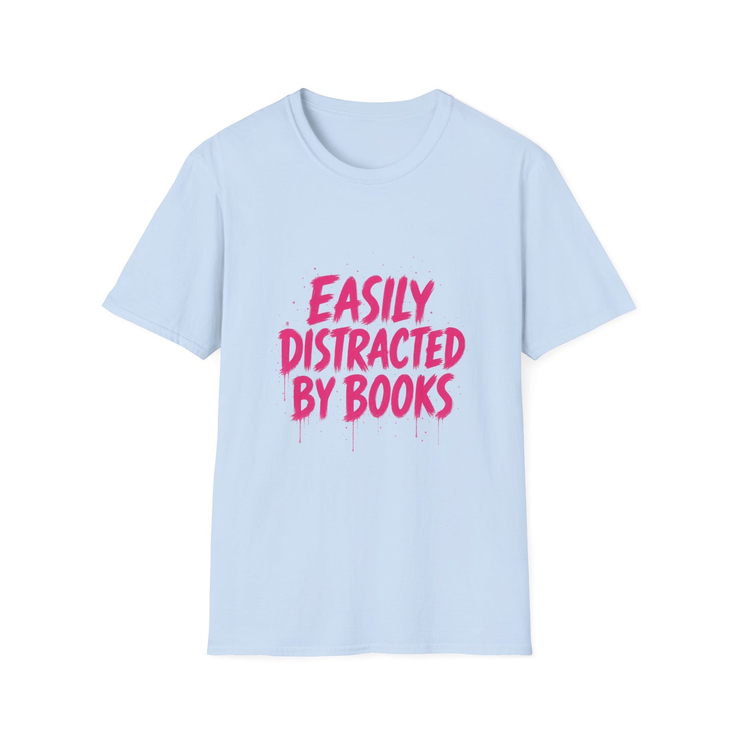 Lightweight Fabric - "Easily Distracted by Books" T‑Shirt