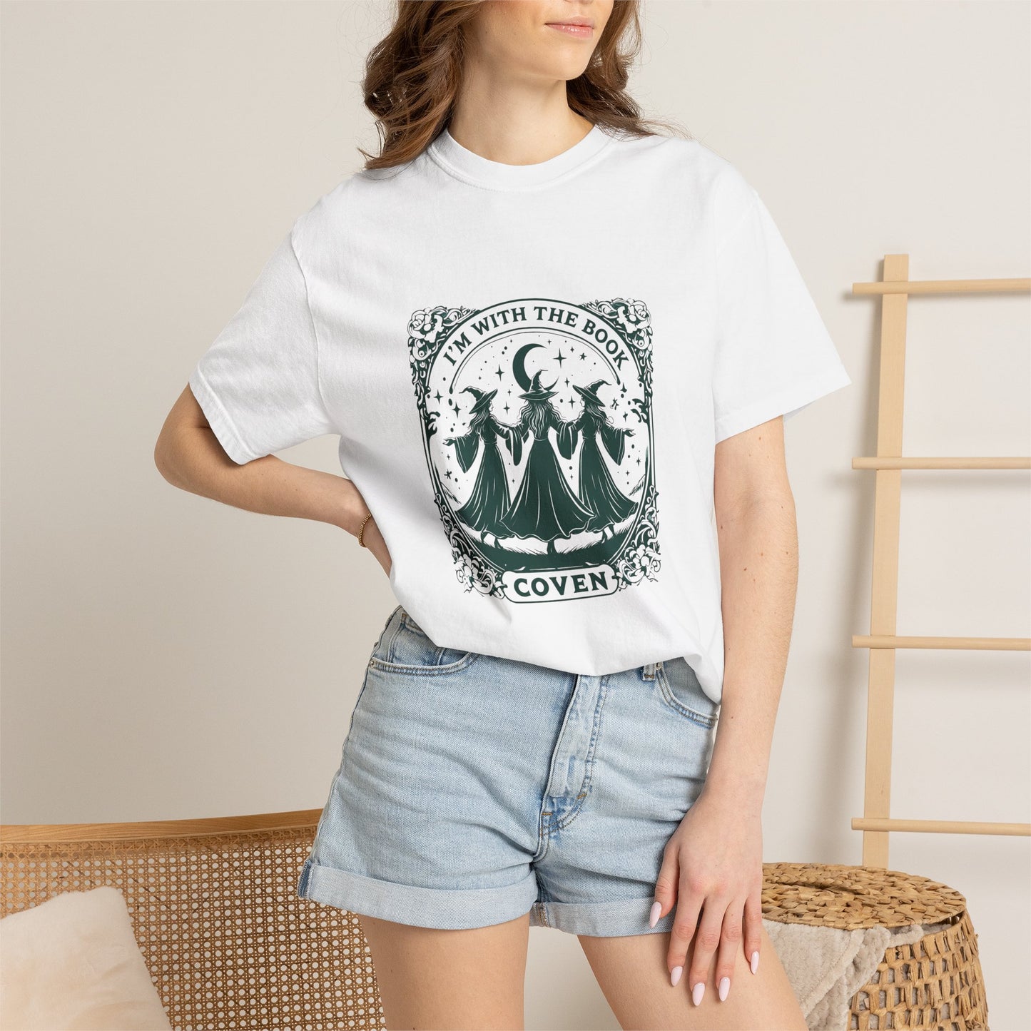 Coven "I'm With The Book" Graphic T-Shirt