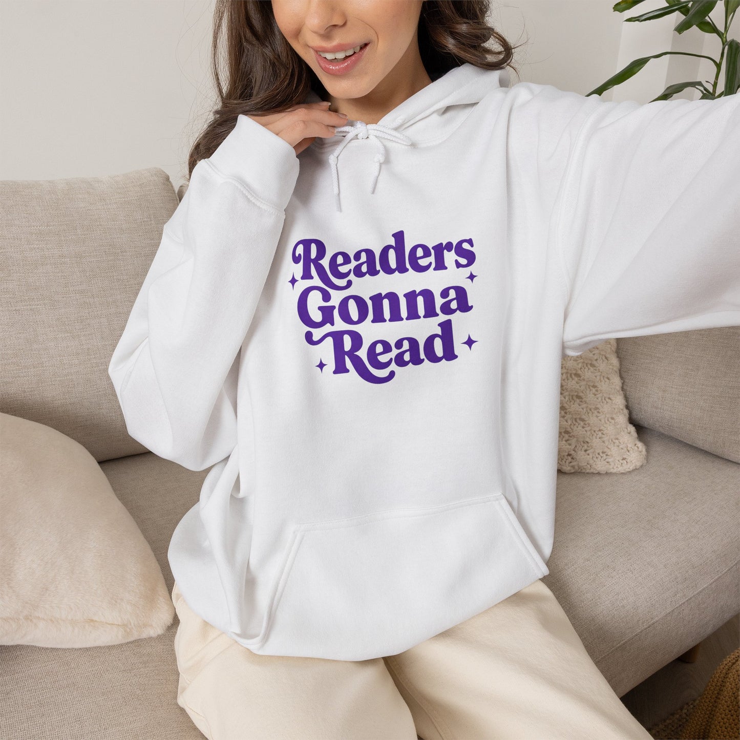 "Readers Gonna Read" Hoodie — Cozy Book Lover Pullover