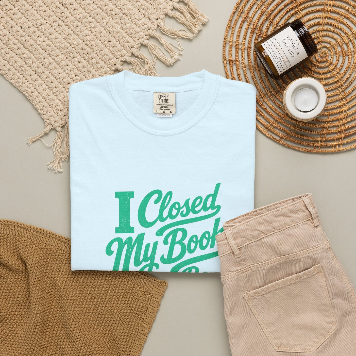 "I Closed My Book To Be Here" T-Shirt — Funny Reader Shirt for Book Lovers