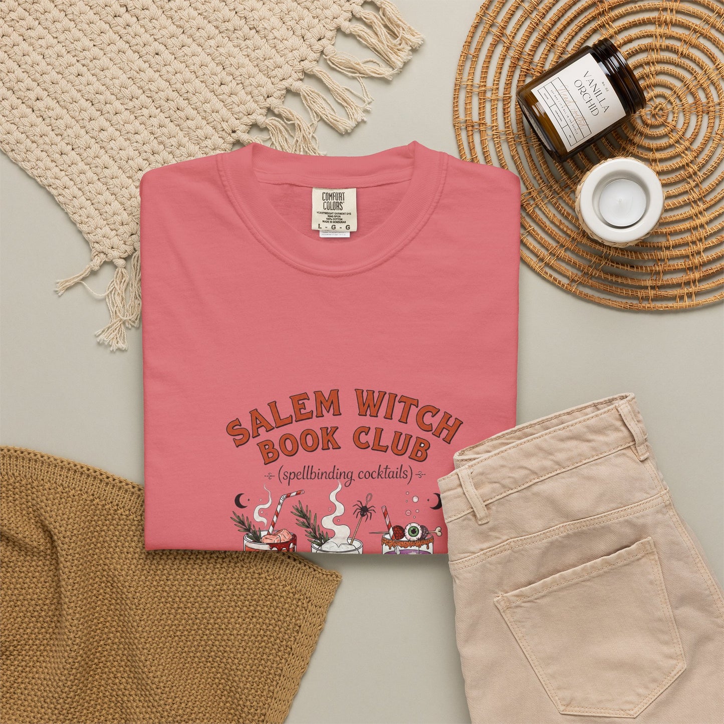 "Salem Witch Book Club" T-Shirt — Whimsical Witchy Reading Tee