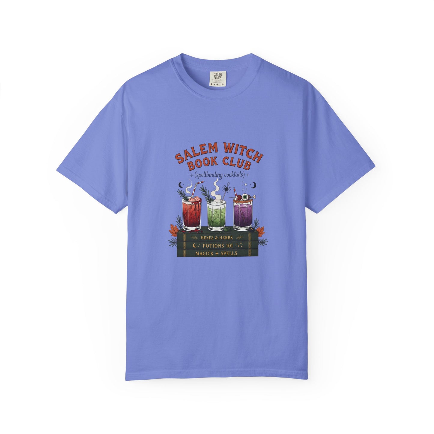"Salem Witch Book Club" T-Shirt — Whimsical Witchy Reading Tee