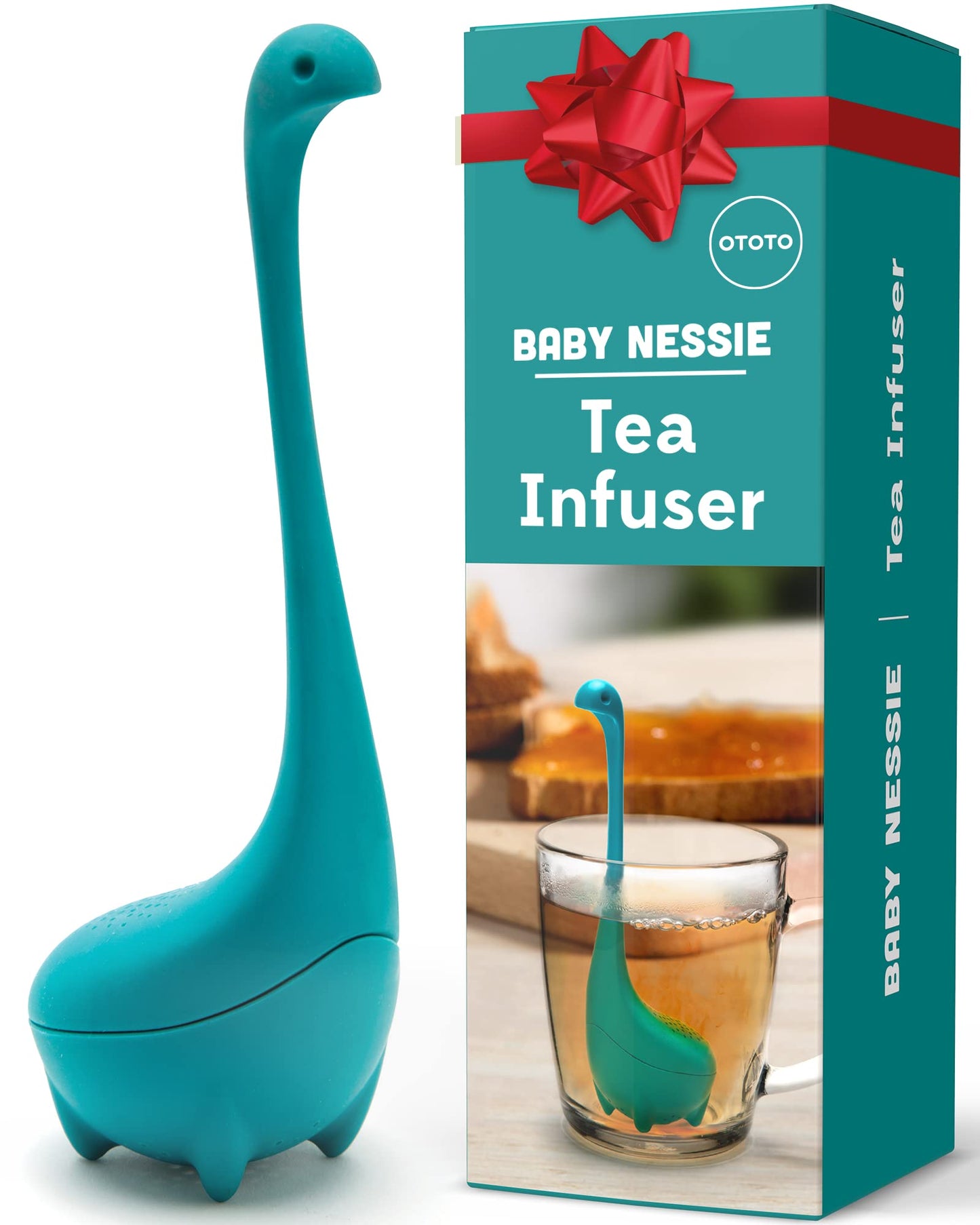 Infuseurs à Thé en Silicone - Ghnome/Champignon, Chat, Crabe, Chauve-souris/Lune, Nessie par OTOTO