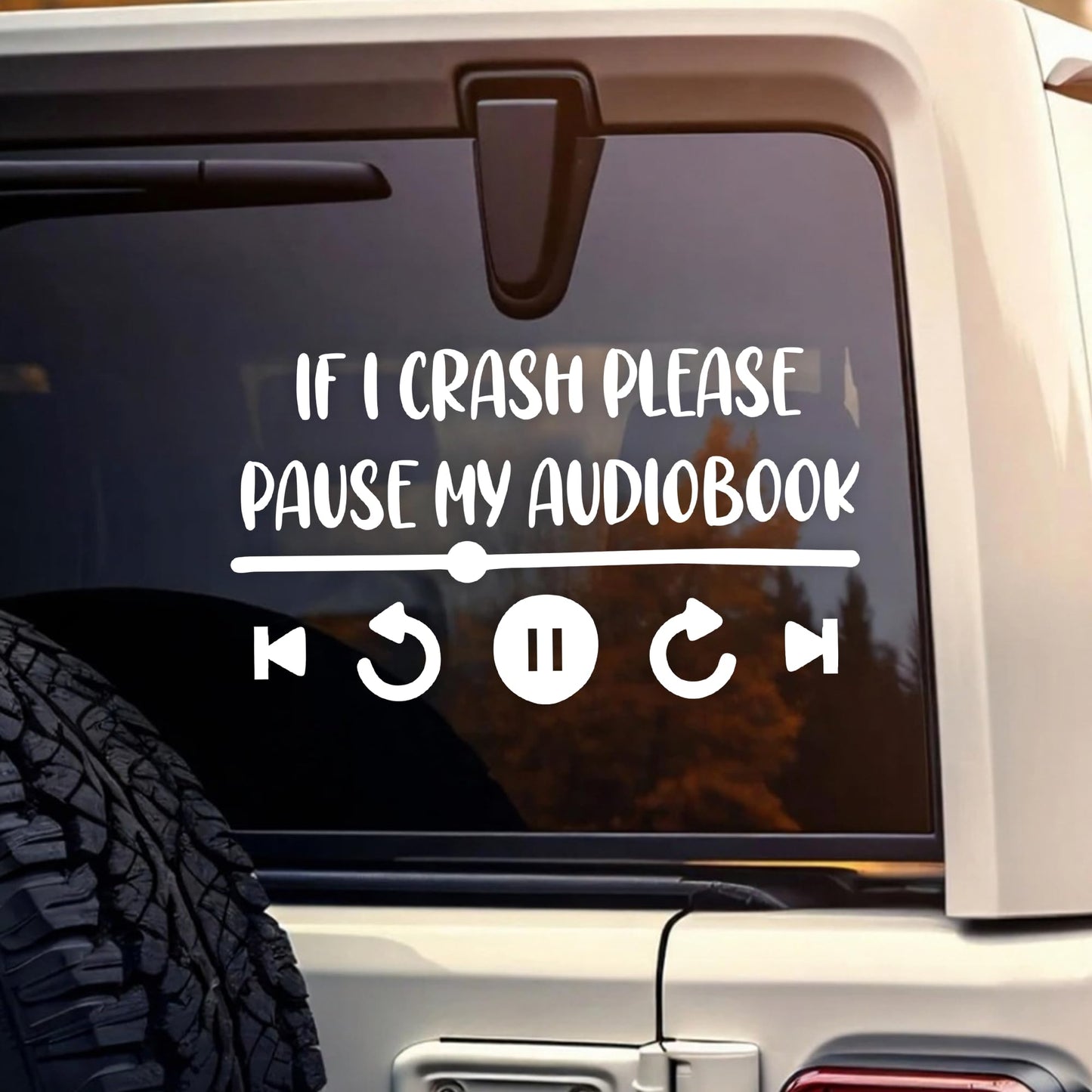 Autocollants de voiture pour livres audio - 2 options au choix