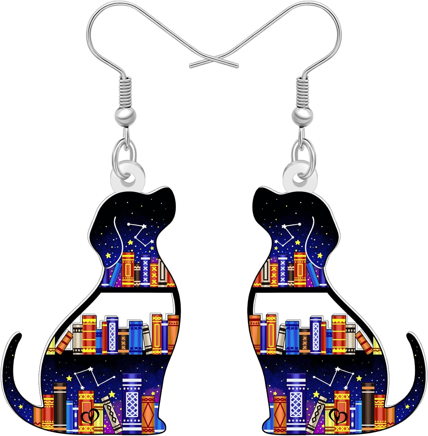 Cat & Dog Acrylic Earrings - Four Options to Choose From