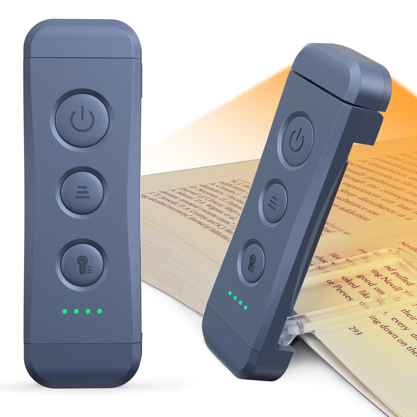 USB Rechargeable Book Light in 7 Bright Colours