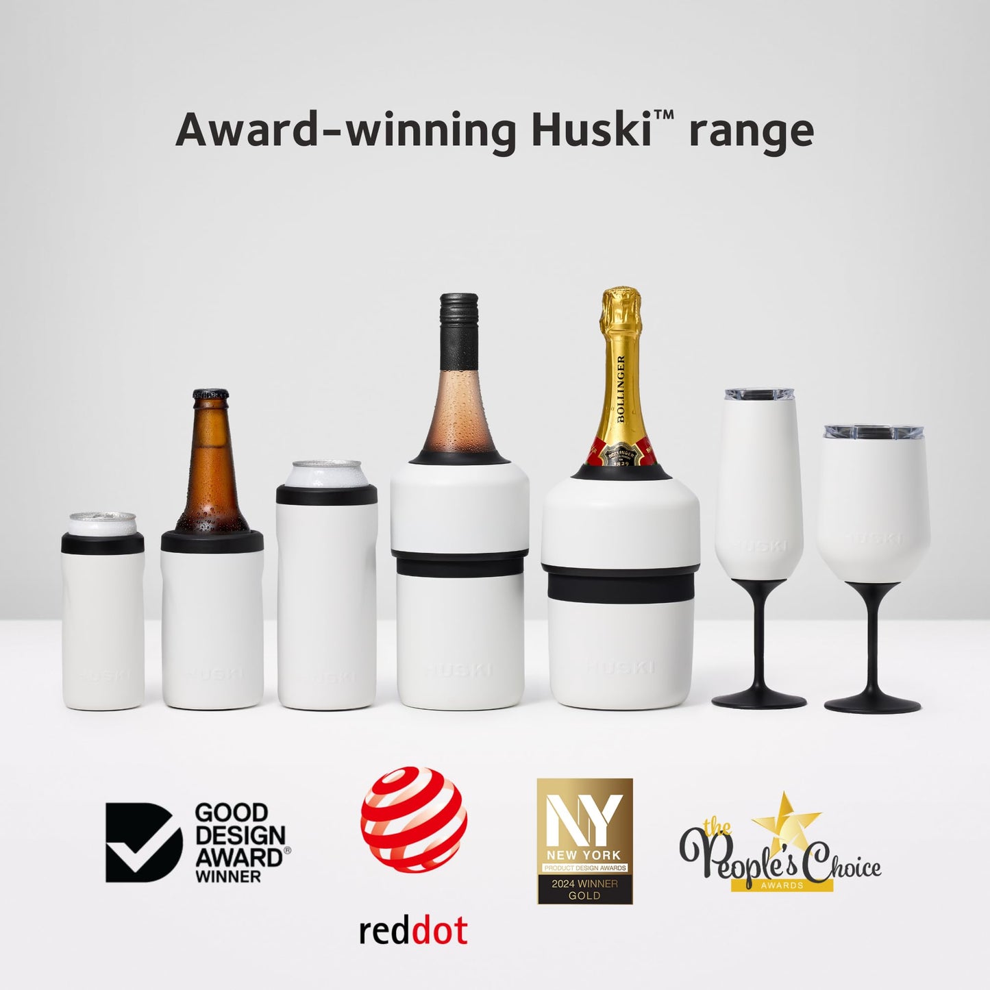 Award-Winning Insulated Wine Tumbler with Detachable Stem, in Six Colours