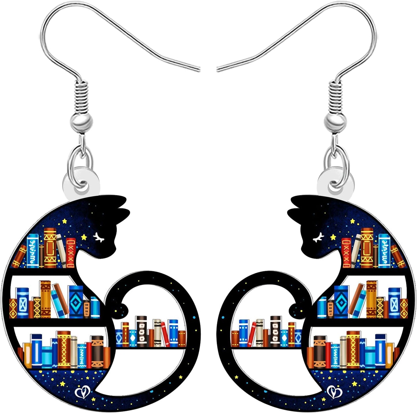 Cat & Dog Acrylic Earrings - Four Options to Choose From