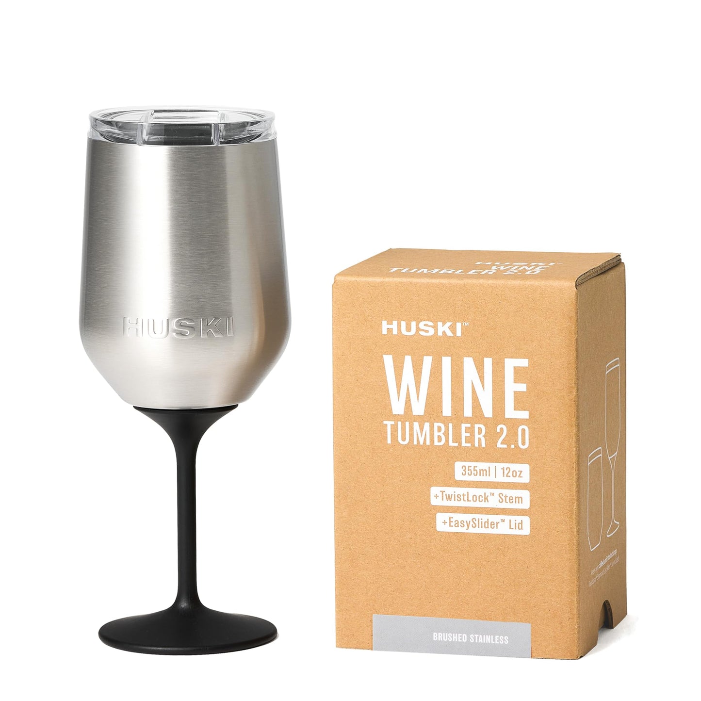 Award-Winning Insulated Wine Tumbler with Detachable Stem, in Six Colours