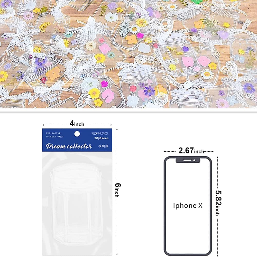 103PCS Bookmark Making Kit, Kaluofan DIY Bookmark Transparent Dried Flower Bookmarks Kit with Abundant Bottle Bookmarks Dried Flowers Tassels and Tweezer