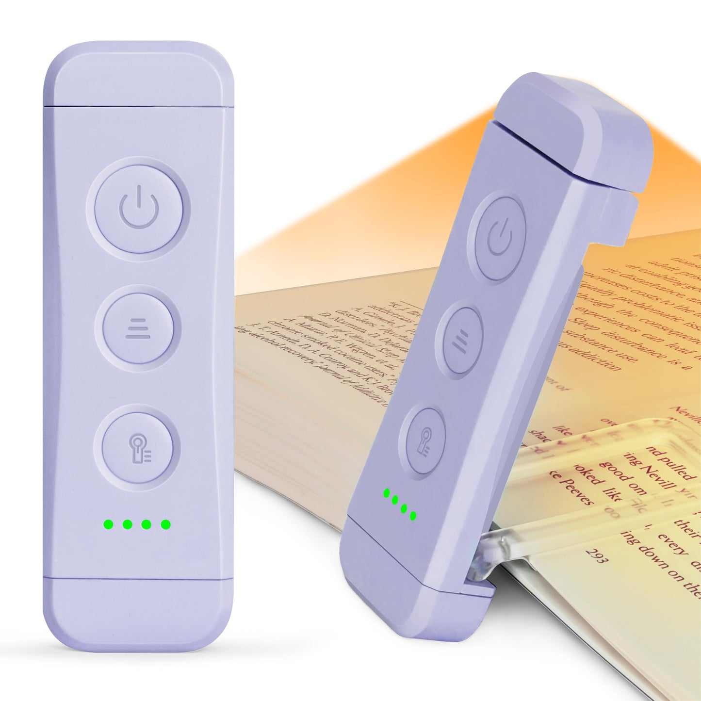 USB Rechargeable Book Light in 7 Bright Colours