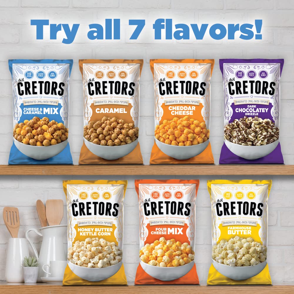 G.H. Cretors Popcorn Chicago Mix (Caramel et Cheddar), 213g