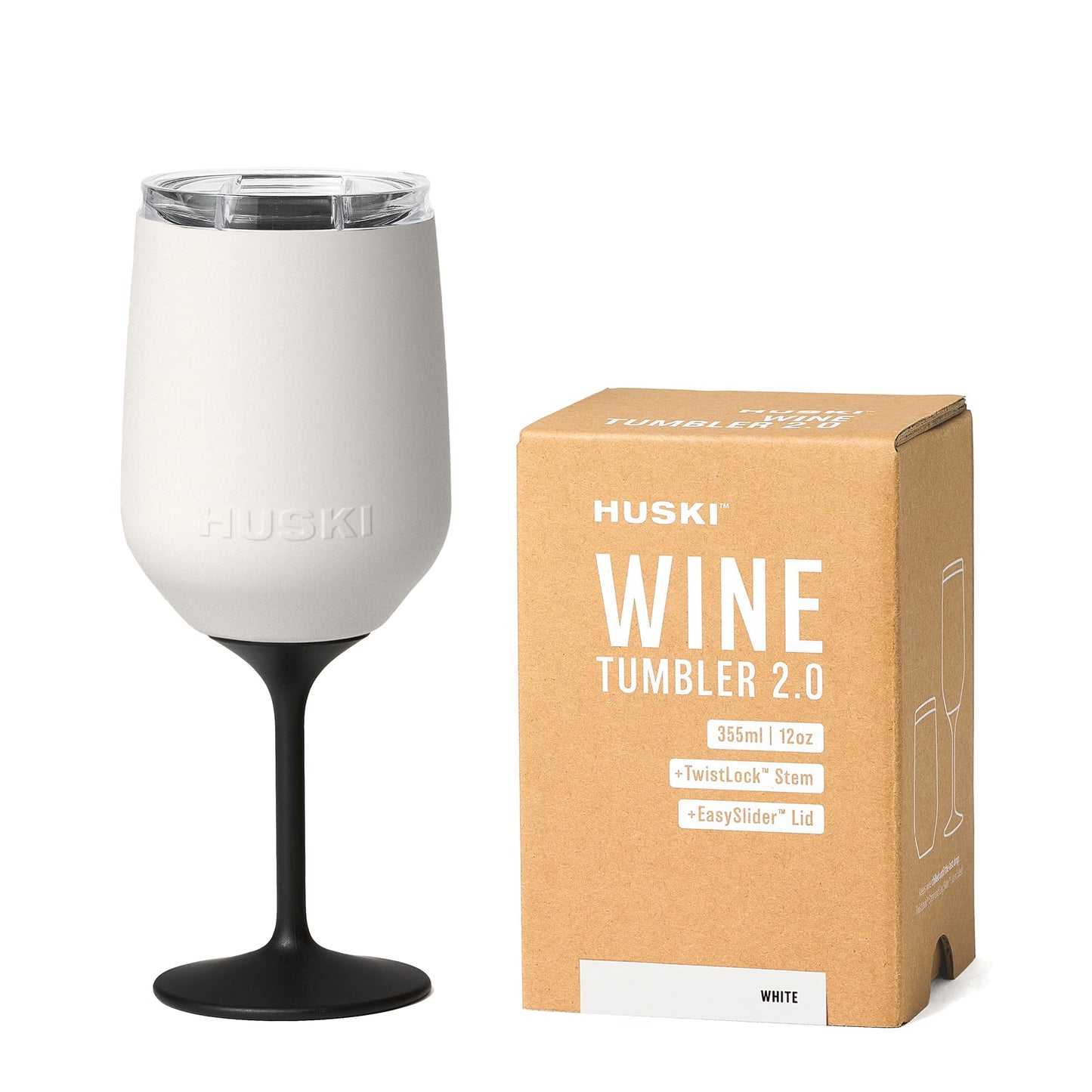 Award-Winning Insulated Wine Tumbler with Detachable Stem, in Six Colours