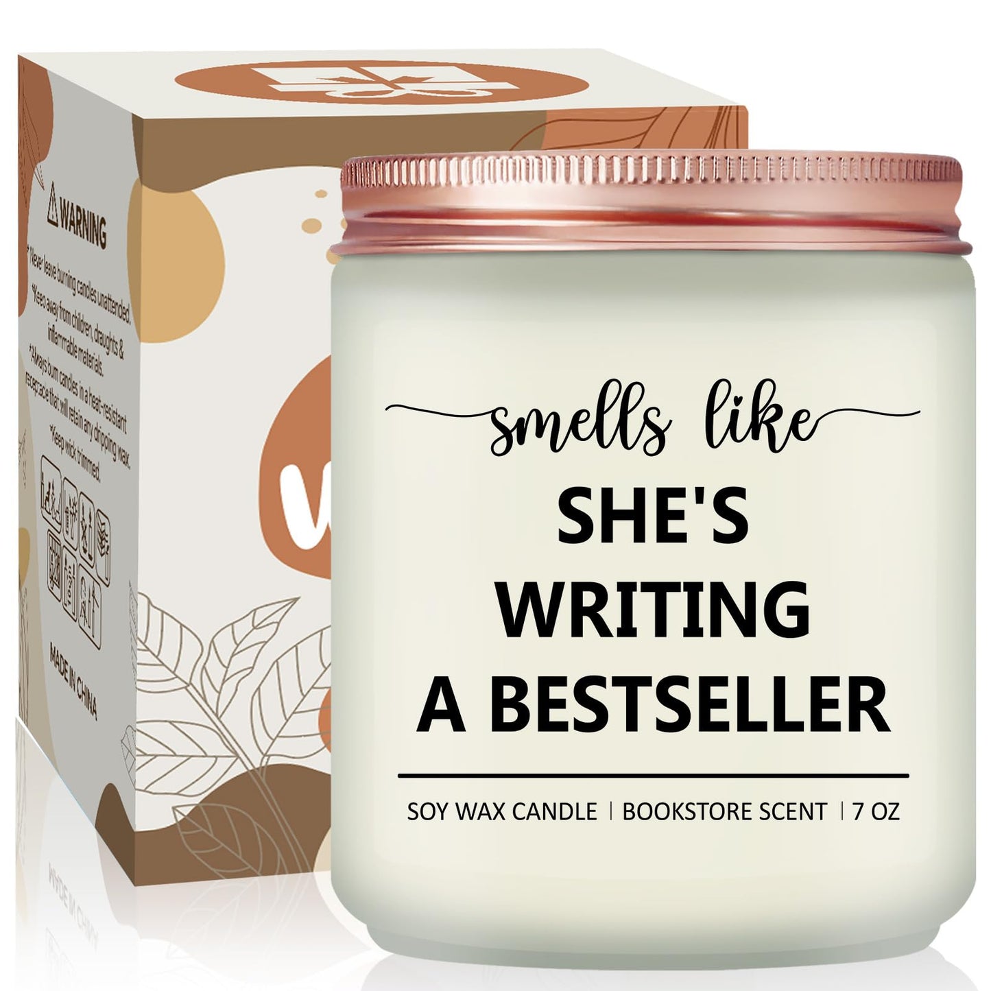 Smells Like She's Writing a Bestseller Soy Candle
