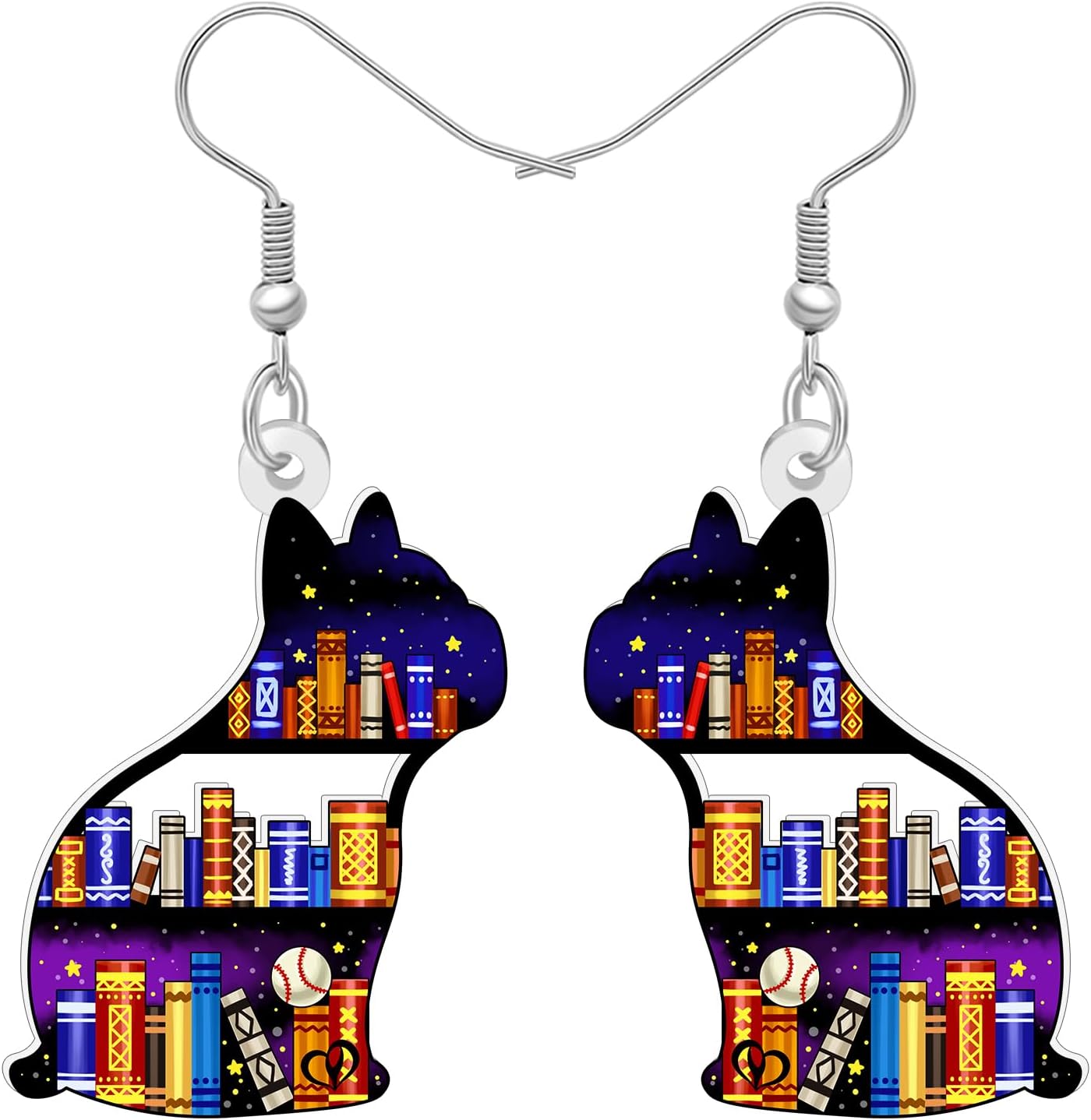 Cat & Dog Acrylic Earrings - Four Options to Choose From
