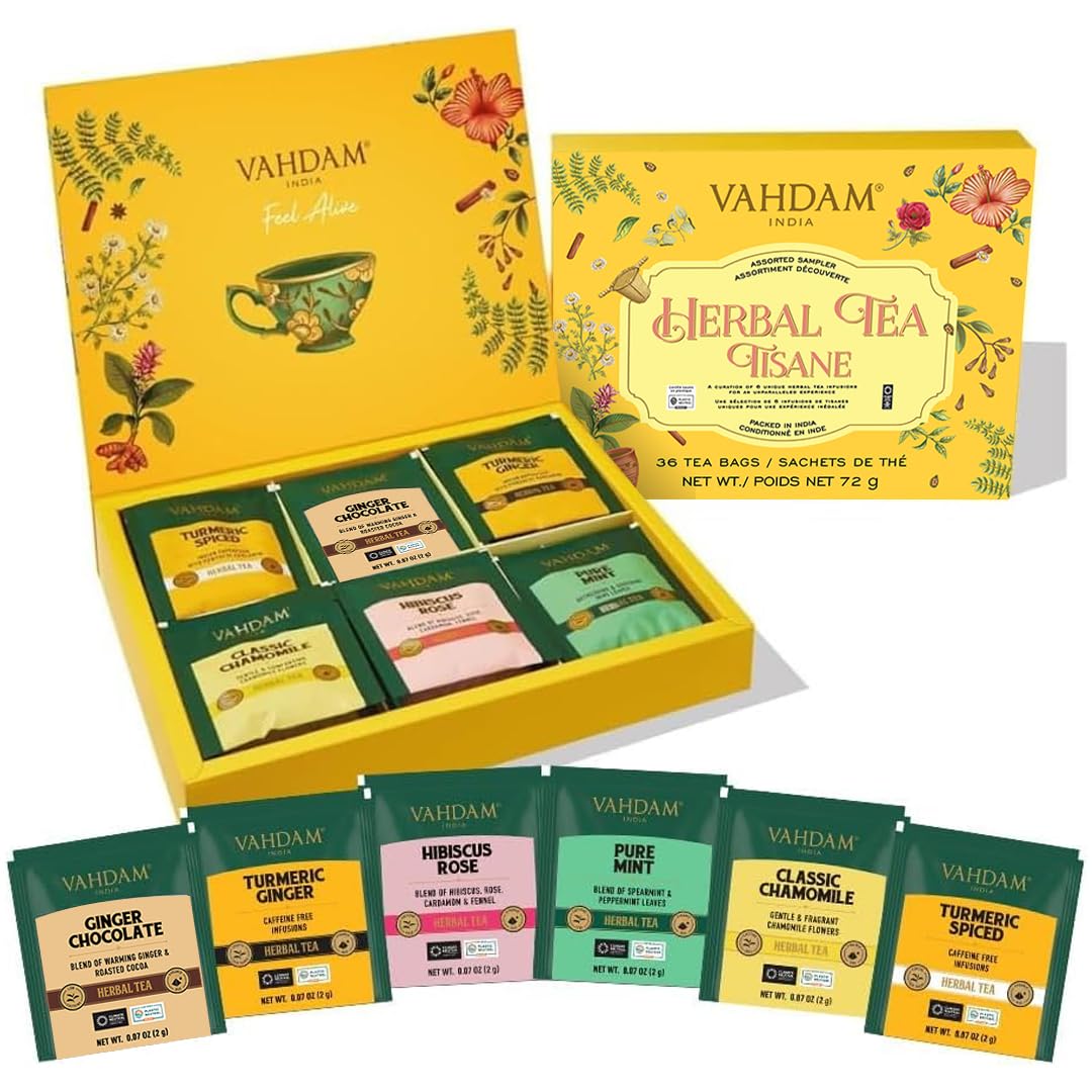 Assortiments de thés - 7 coffrets variés au choix - Par VAHDAM