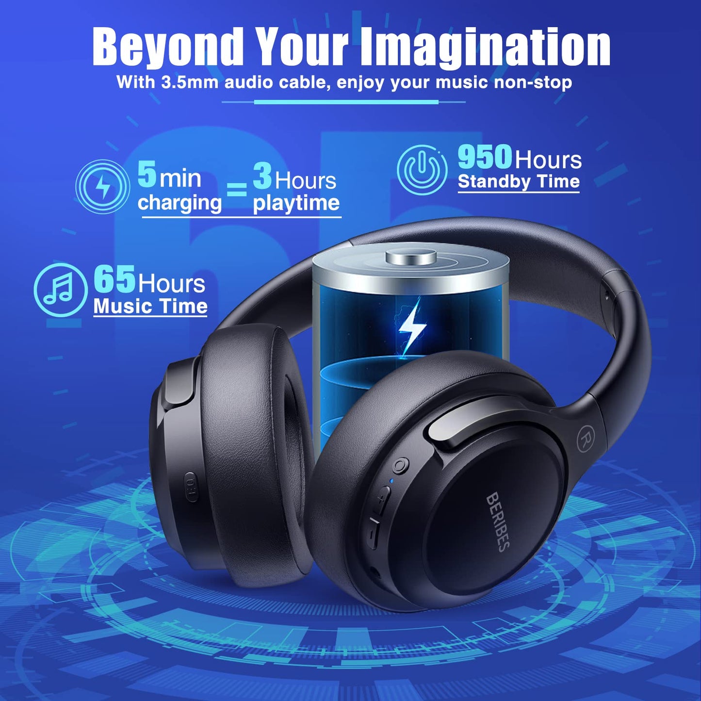 Casque Bluetooth pour livres audio en cinq couleurs amusantes