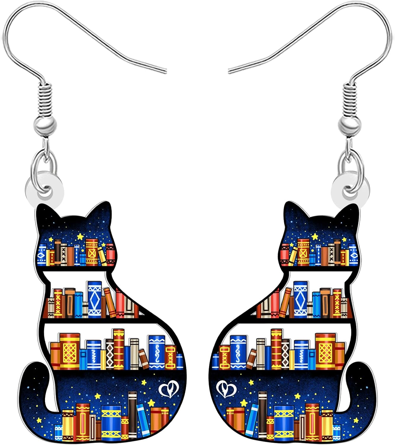Cat & Dog Acrylic Earrings - Four Options to Choose From