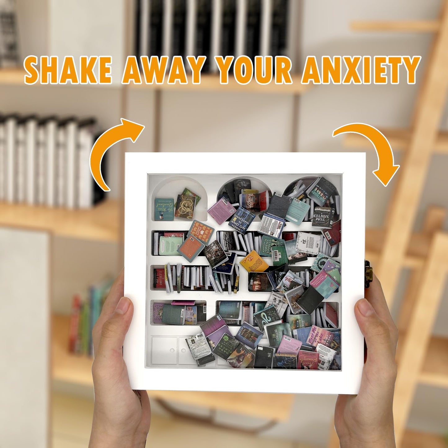 Anxiety Bookshelf - Shake Away Your Anxiety