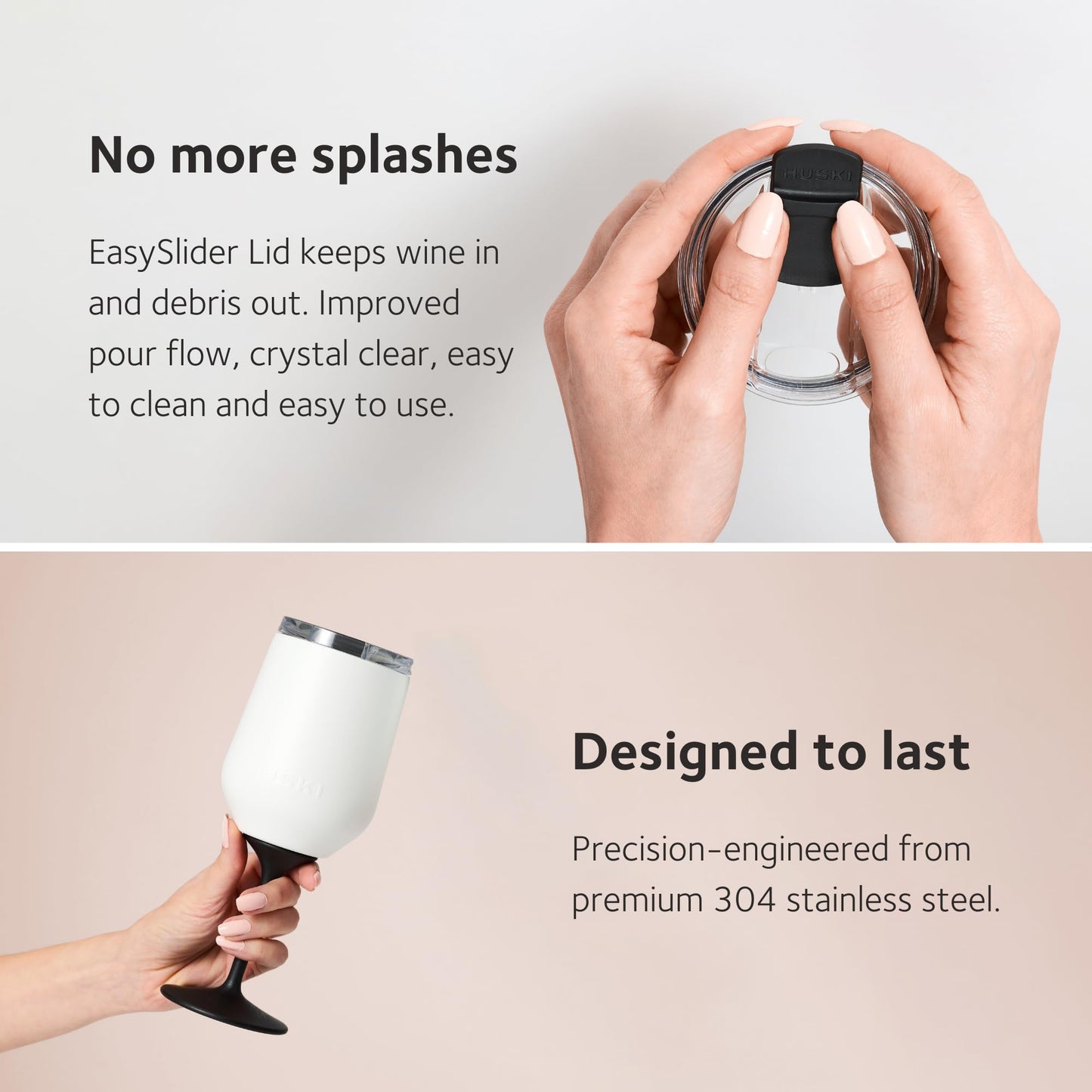 Award-Winning Insulated Wine Tumbler with Detachable Stem, in Six Colours