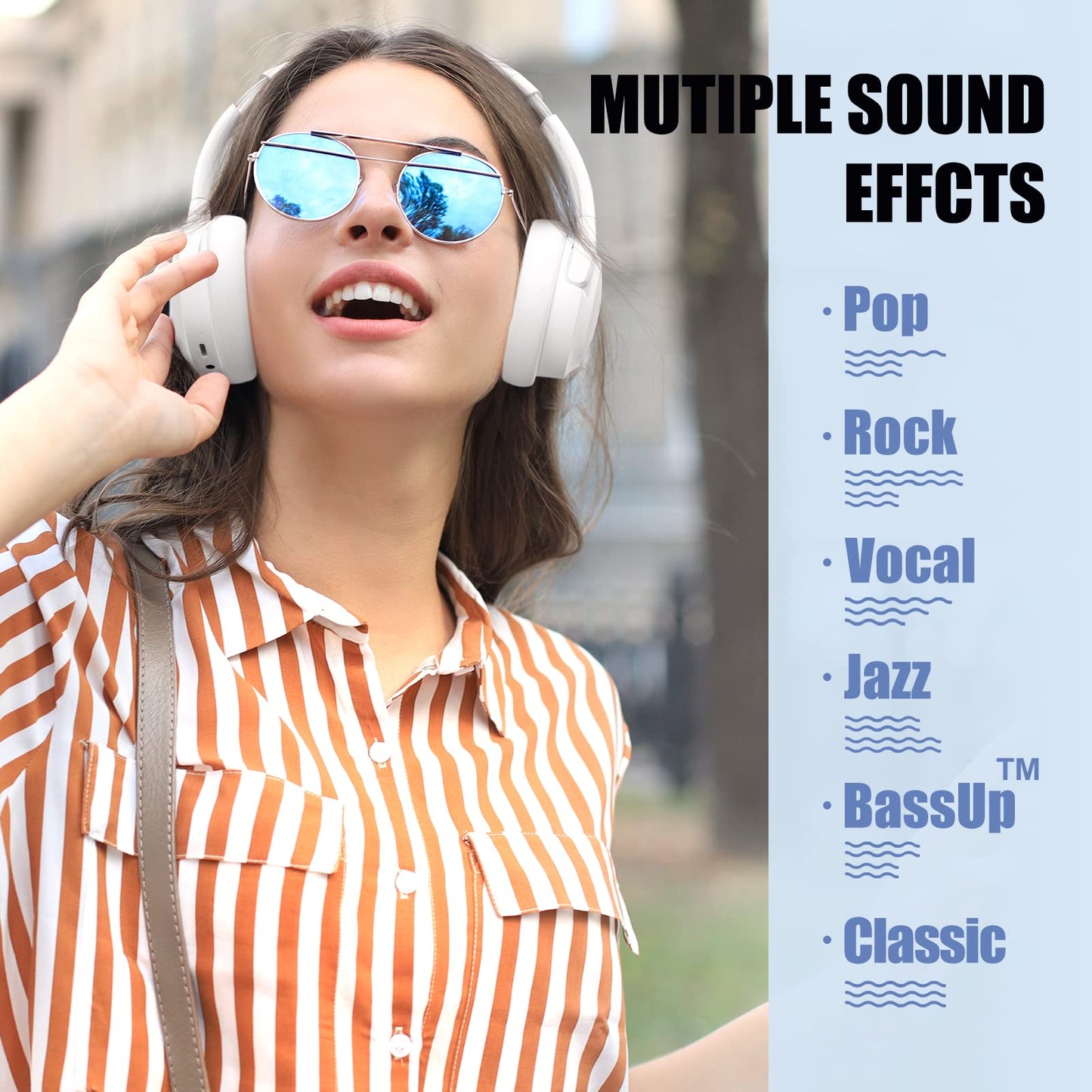 Casque Bluetooth pour livres audio en cinq couleurs amusantes