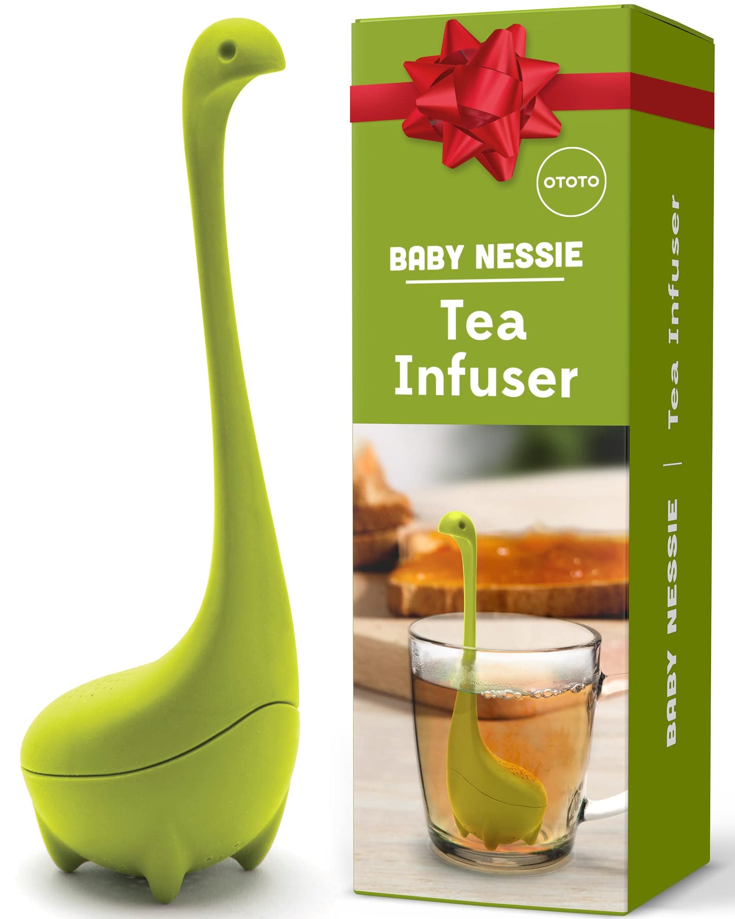 Infuseurs à Thé en Silicone - Ghnome/Champignon, Chat, Crabe, Chauve-souris/Lune, Nessie par OTOTO