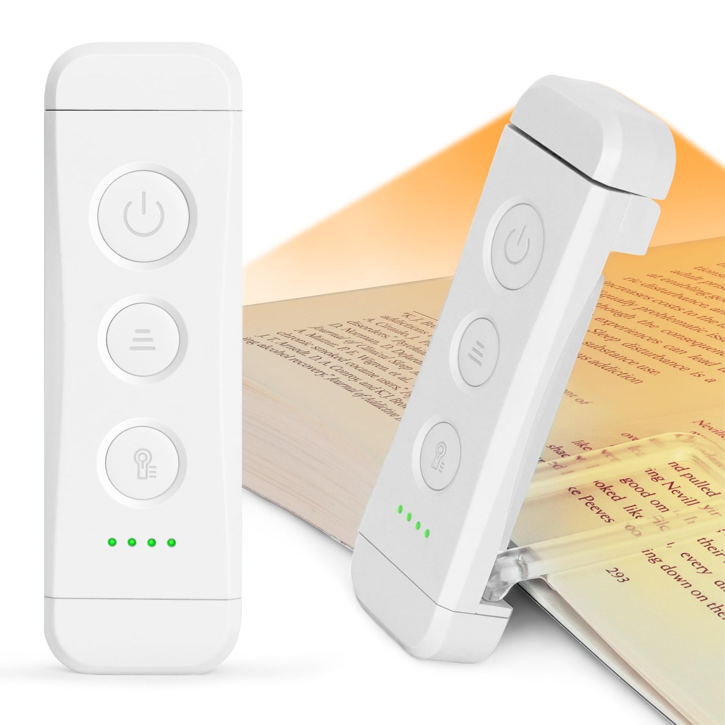 USB Rechargeable Book Light in 7 Bright Colours