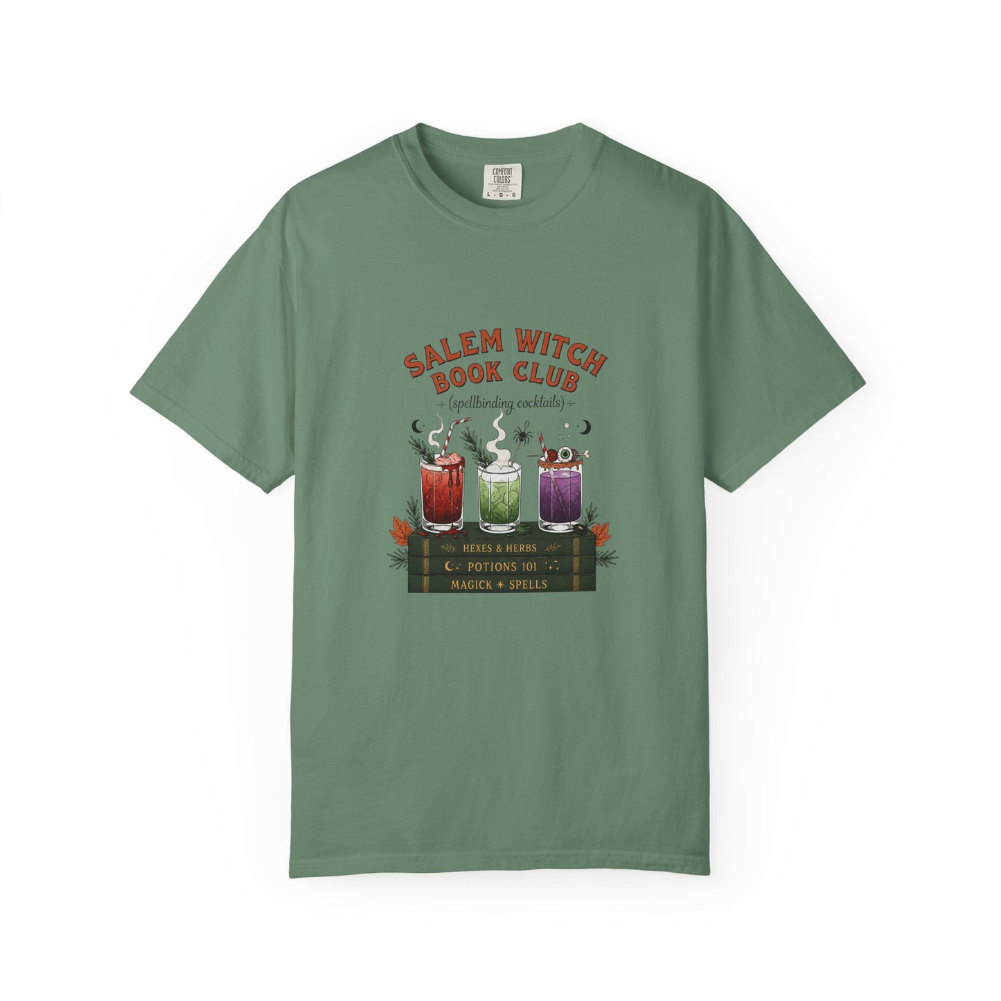 "Salem Witch Book Club" T-Shirt — Whimsical Witchy Reading Tee