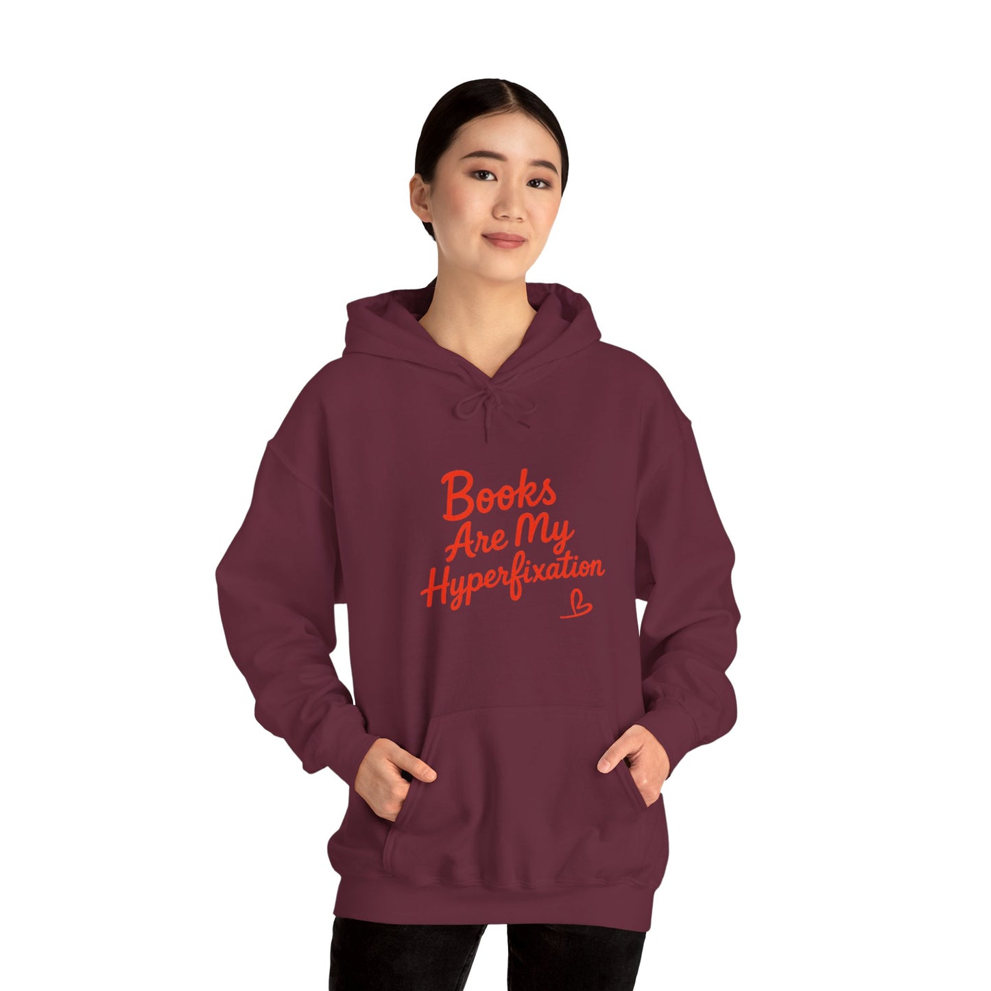 "Books Are My Hyperfixation" Neurospicy Bookish Hoodie